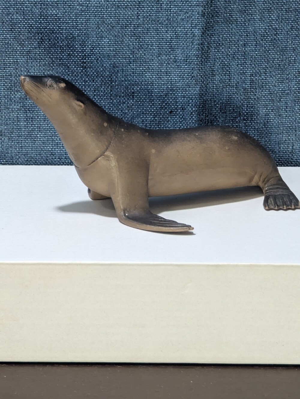 Vintage S.H. Sea Lion Figure | Realistic Ocean Animal Toy | Articulated Neck - Picture 5 of 16